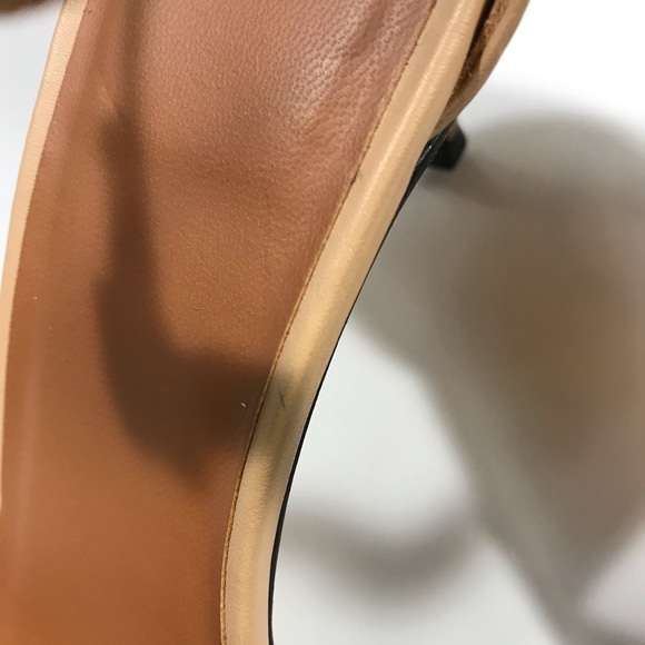 Givenchy Ankle strap heels open toe leather 36.5 - Picture 5 of 8